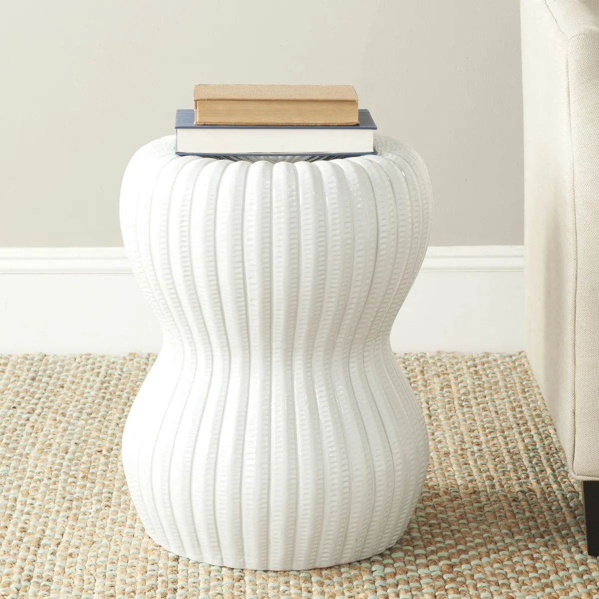 Hourglass Indoor/Outdoor Garden Stool