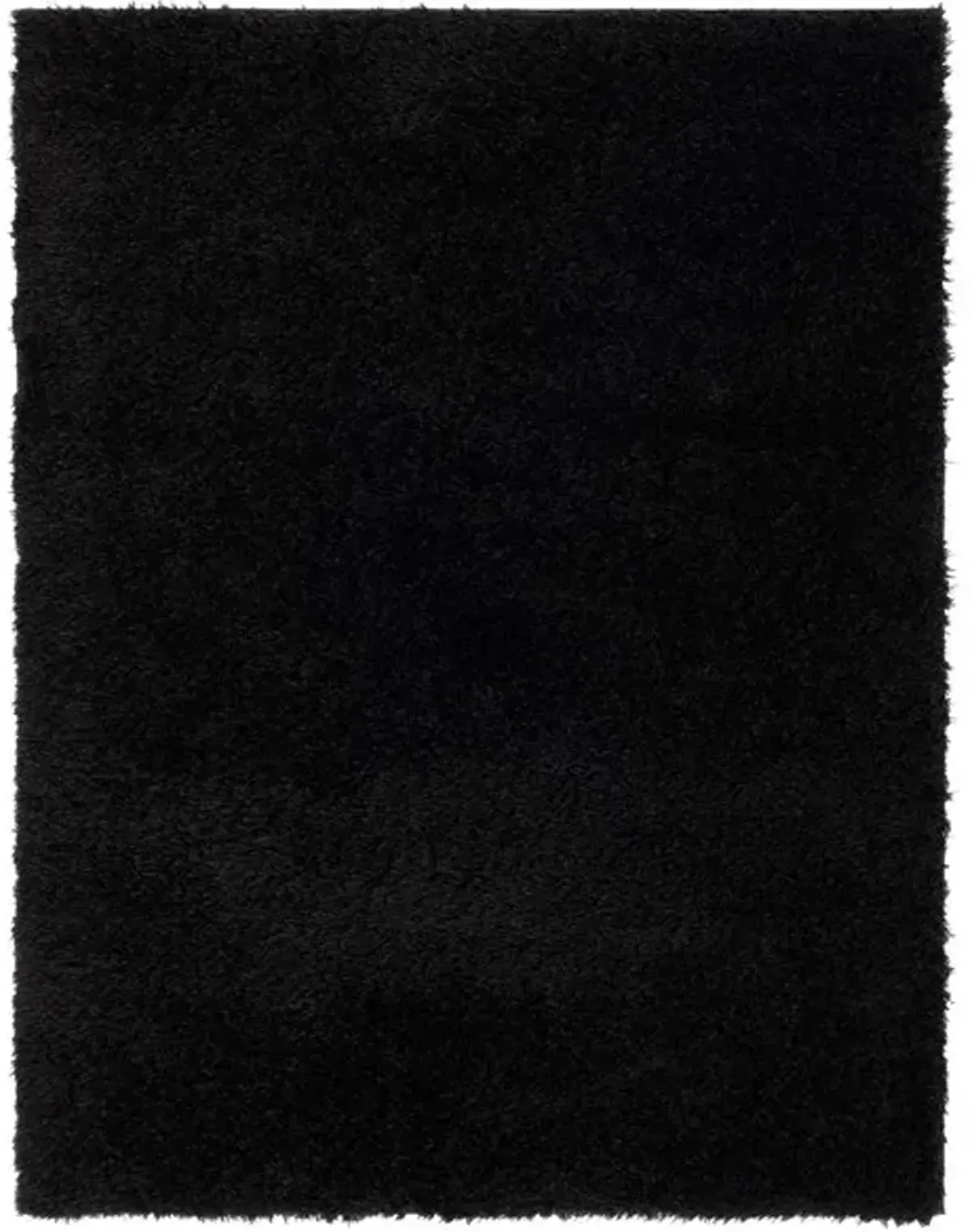 LINDSAY SHAG 560 Black 4' X 6' Small Rectangle Rug