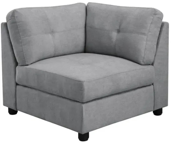 Claude Tufted Cushion Back Corner Dove