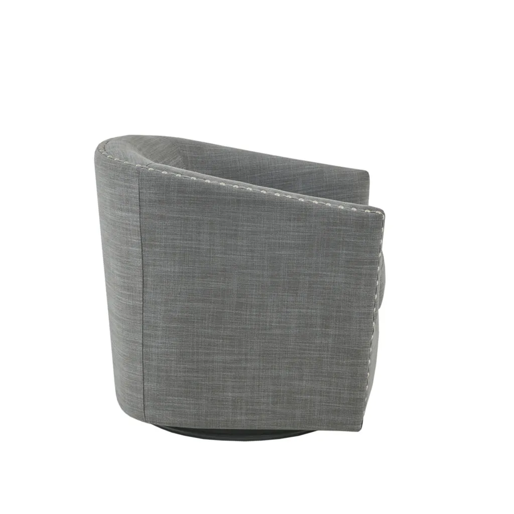 Madison Park Tyler Grey Swivel