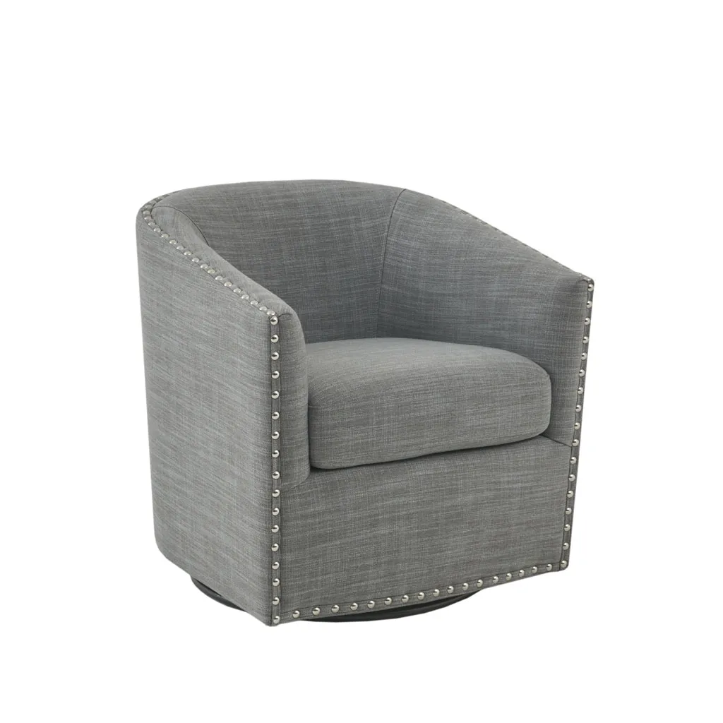 Madison Park Tyler Grey Swivel