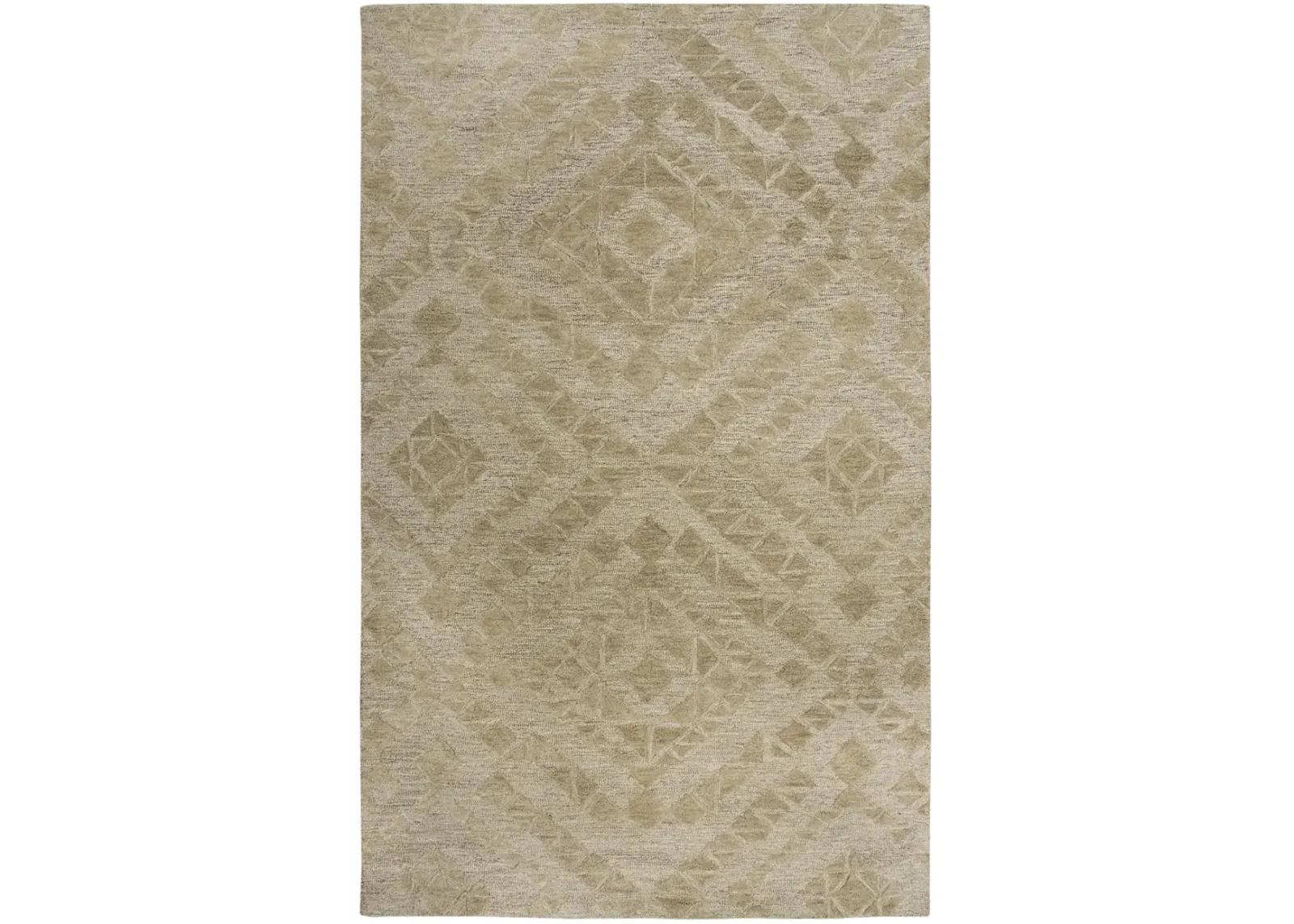 Fifth Avenue Brown Diamond Wool 8' x 10' Rectangle Rug