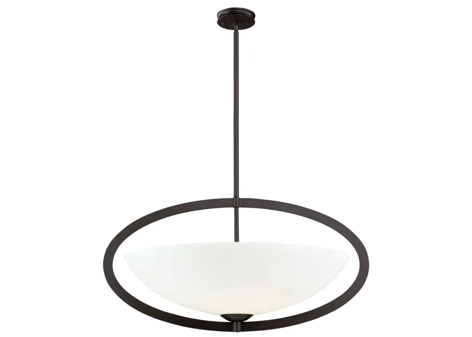 Dione 37" Wide 6-Light Pendant - Aged Bronze