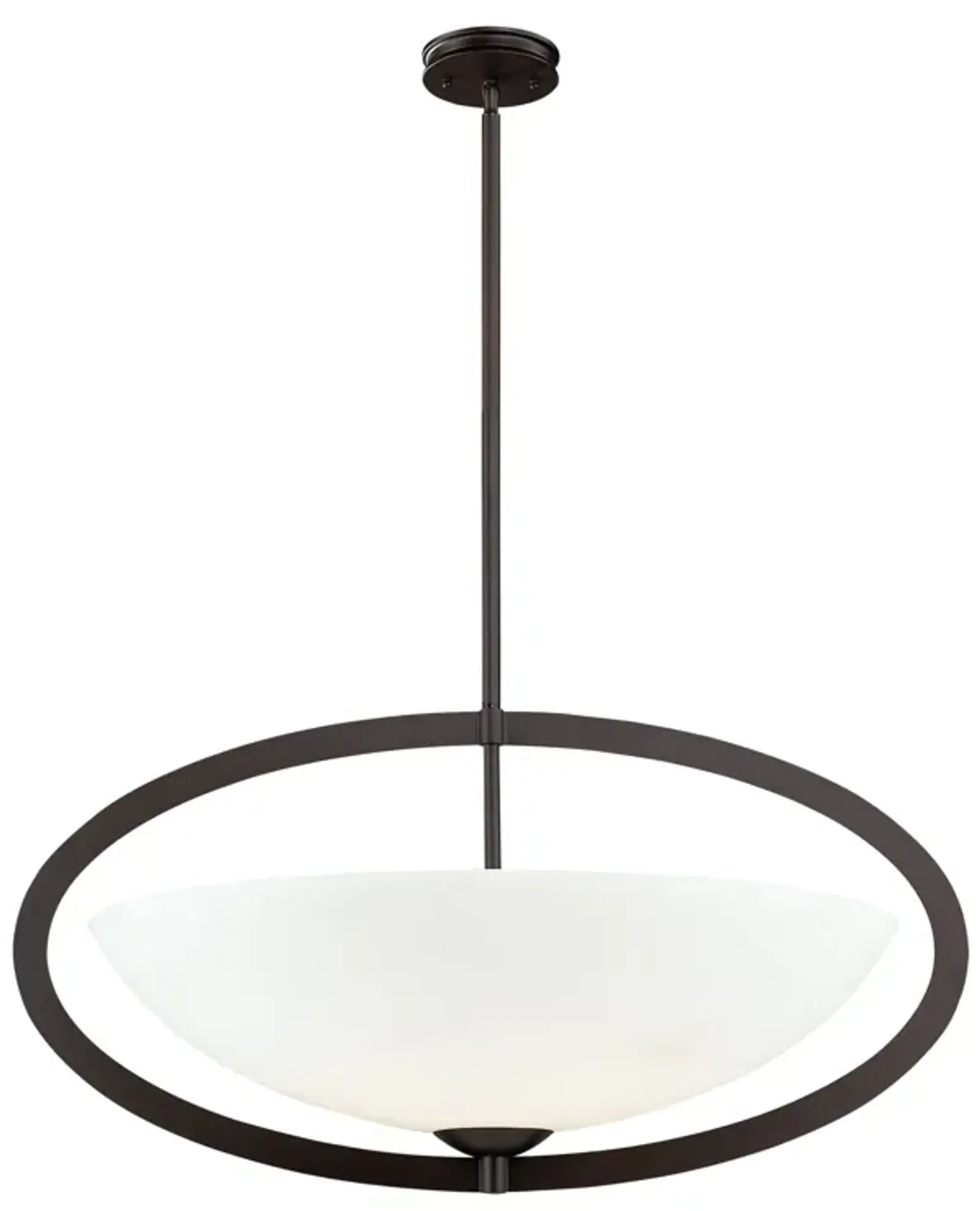 Dione 37" Wide 6-Light Pendant - Aged Bronze