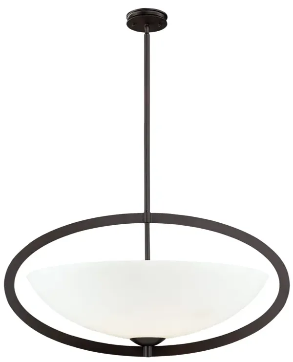 Dione 37" Wide 6-Light Pendant - Aged Bronze