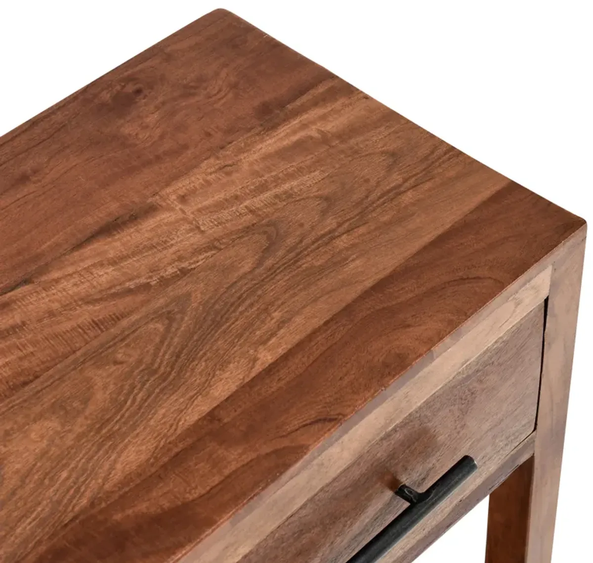 Wren One-Drawer End Table in Natural Brown 