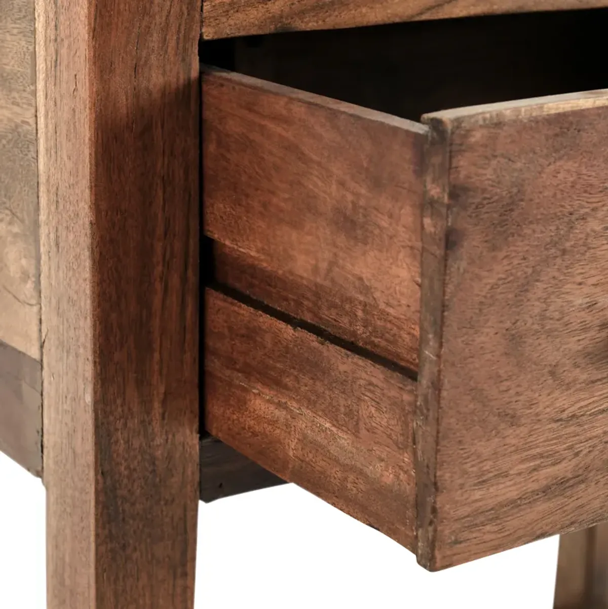 Wren One-Drawer End Table in Natural Brown 