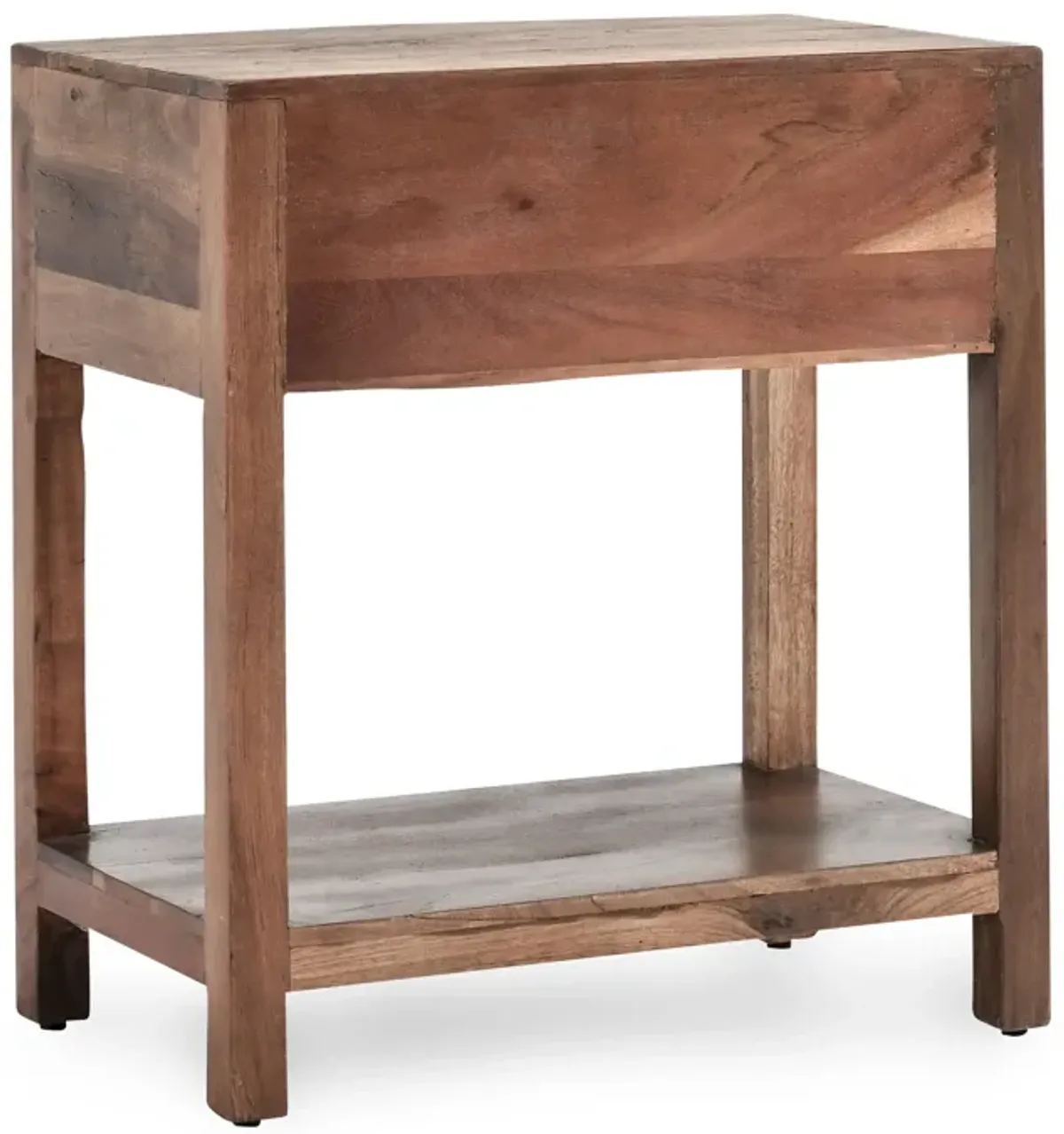 Wren One-Drawer End Table in Natural Brown 