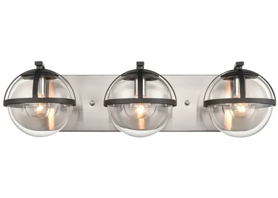 Davenay 23" Wide 3-Light Vanity Light - Satin Nickel