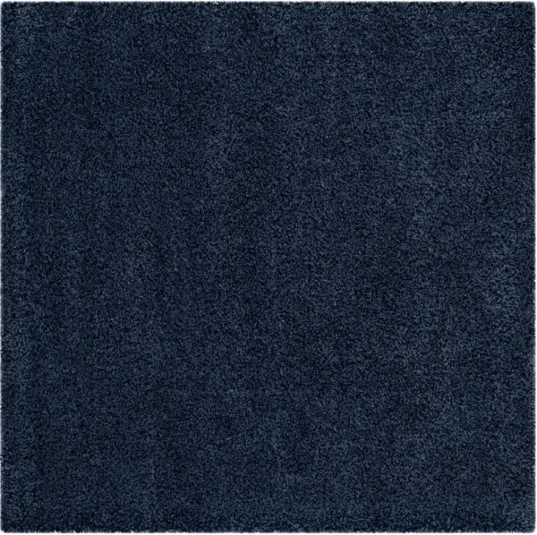 SANTA MONICA SHAG 725 NAVY 3' x 3' Square Square Rug