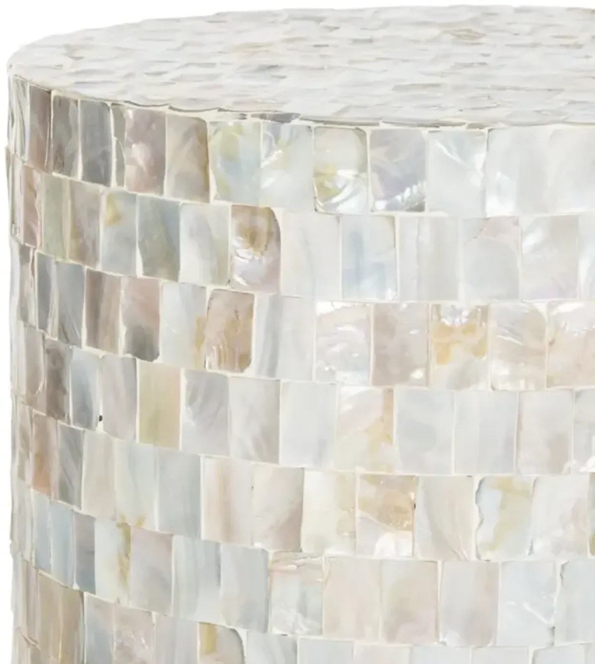 Ariel Square Mosaic Round Stool