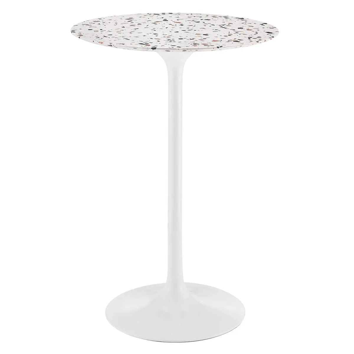 Lippa 28" Round Terrazzo Bar Table