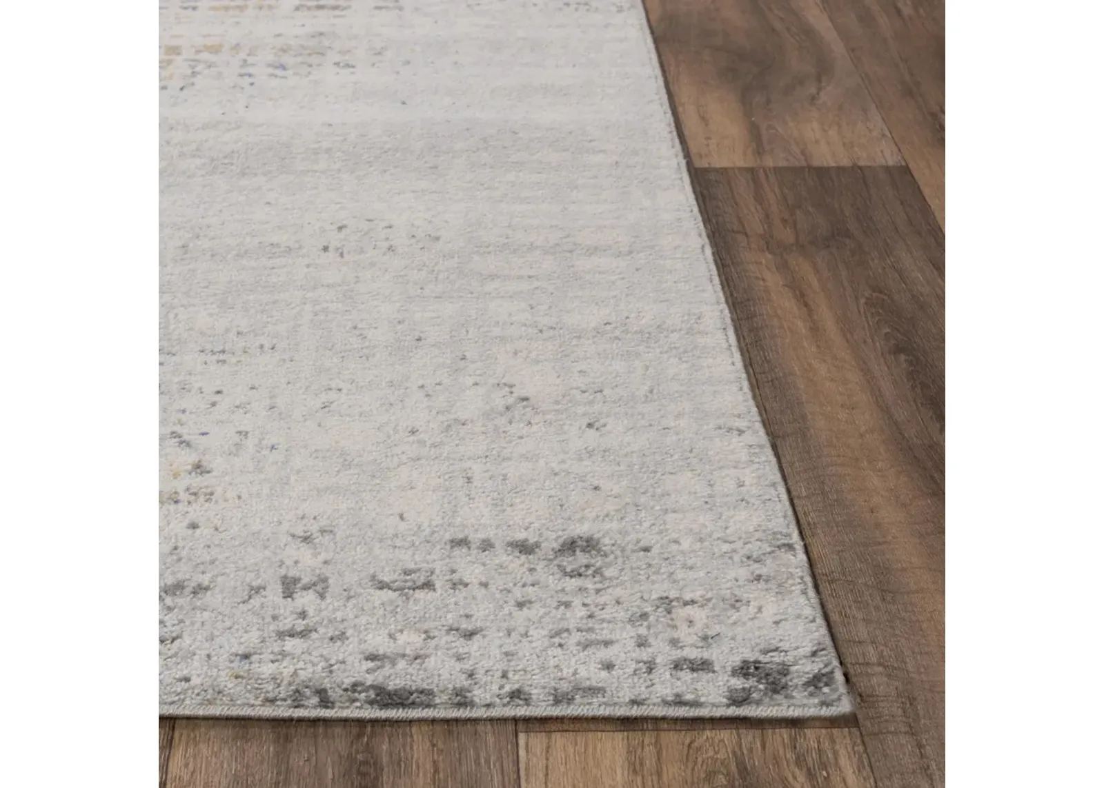 Marquise L. Gray  Polypropylene  2'6"x7'3" Runner Rug