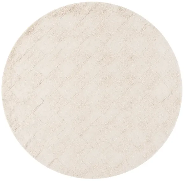 EASY CARE Hand Tufted 6' x 6' Round area rug