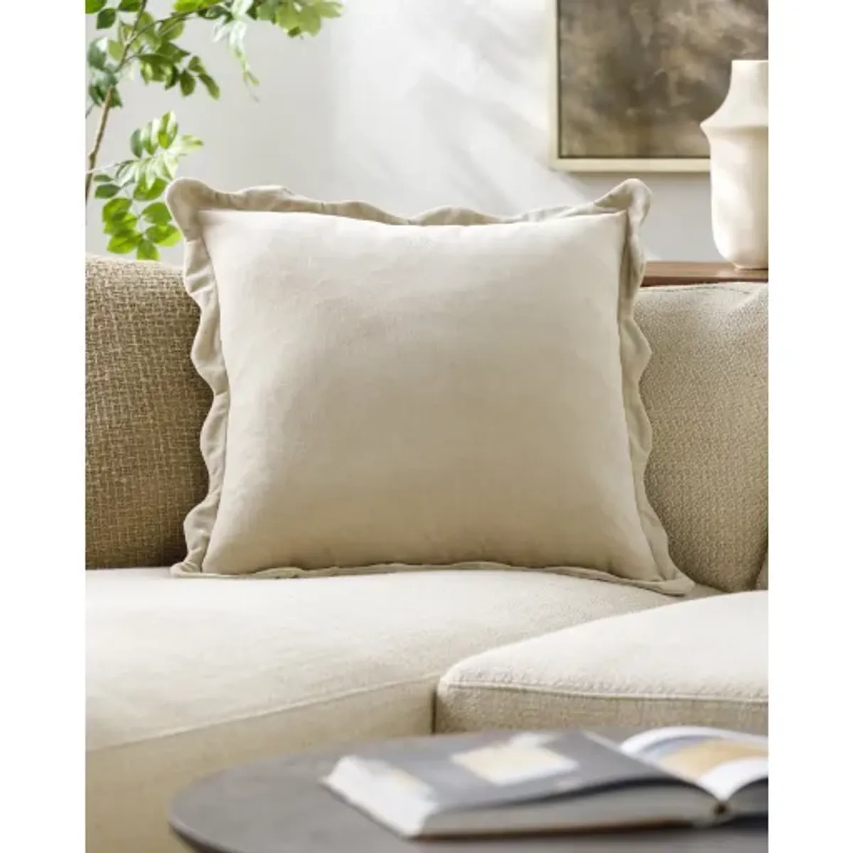 Effervescent EFC-006 22"L x 22"W Accent Pillow