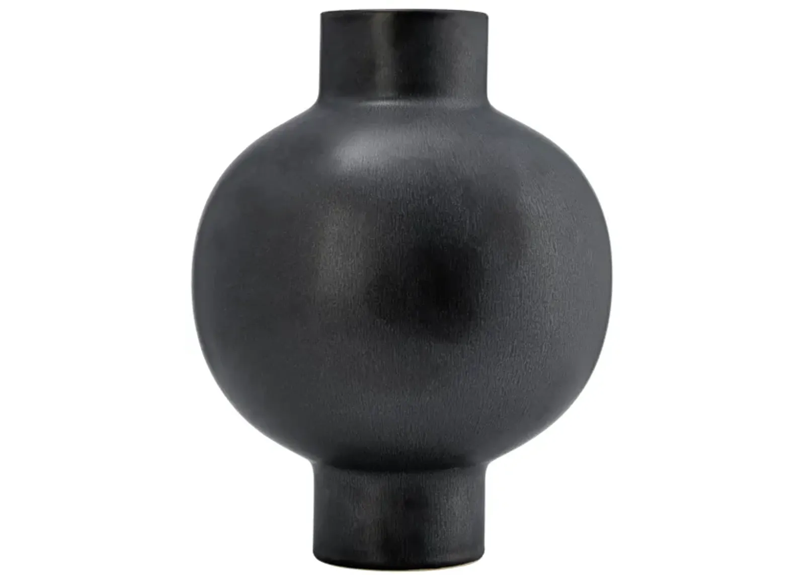 Cer, 11"h Bubble Vase, Gray