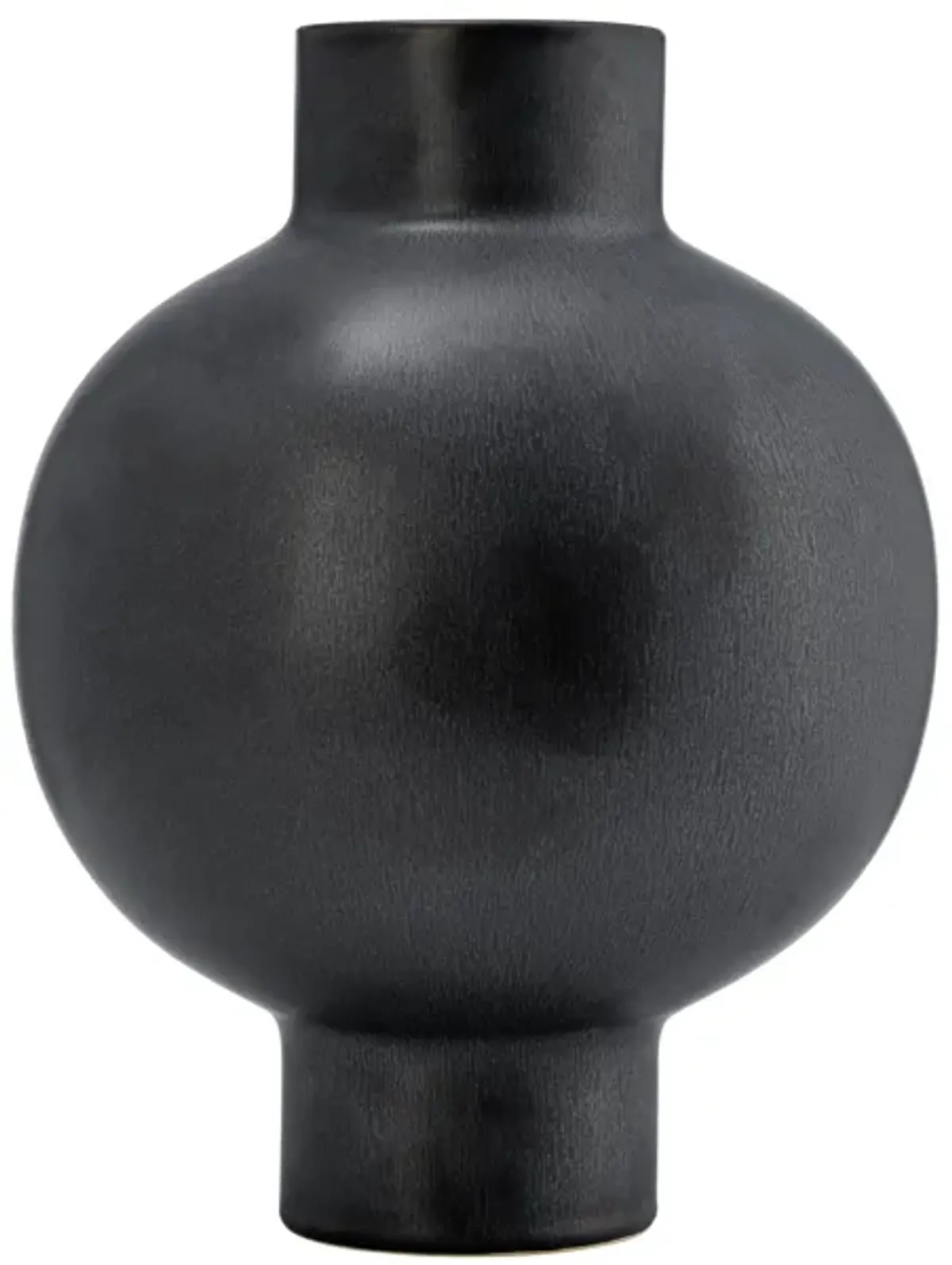 Cer, 11"h Bubble Vase, Gray