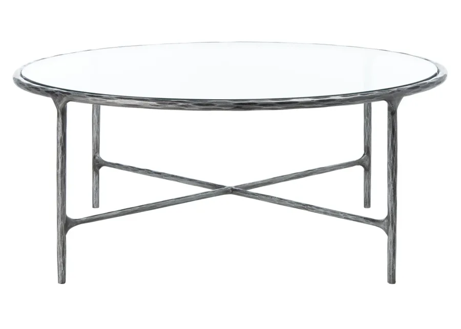 Jessa Round Metal Coffee Table