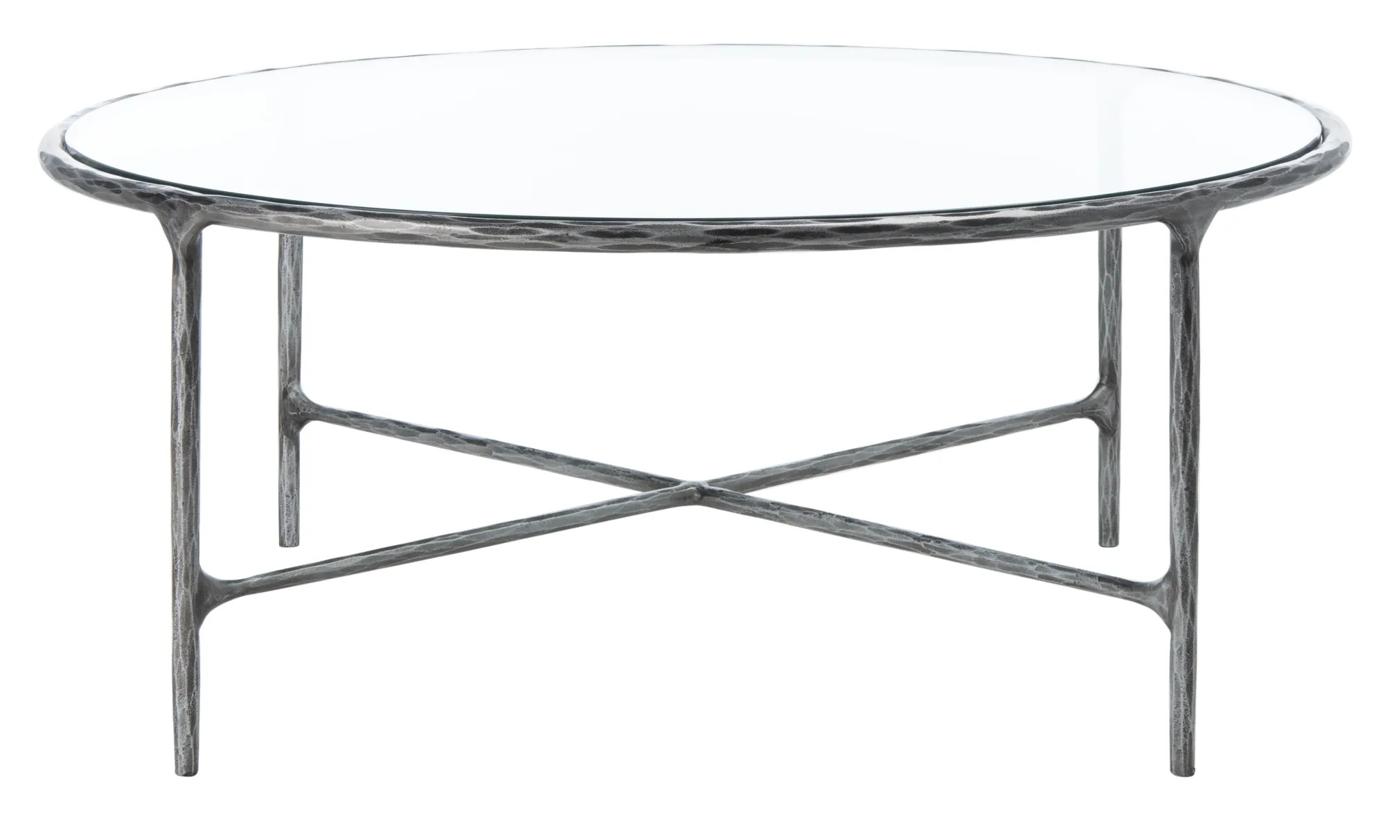 Jessa Round Metal Coffee Table