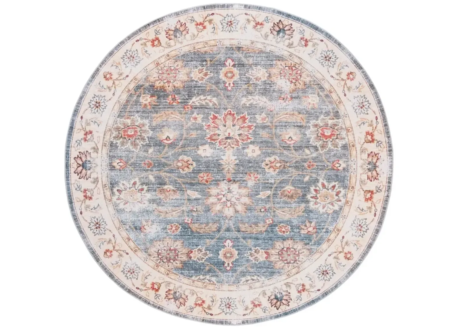 ARIZONA 112 Green 6' X 6' Round Round Rug