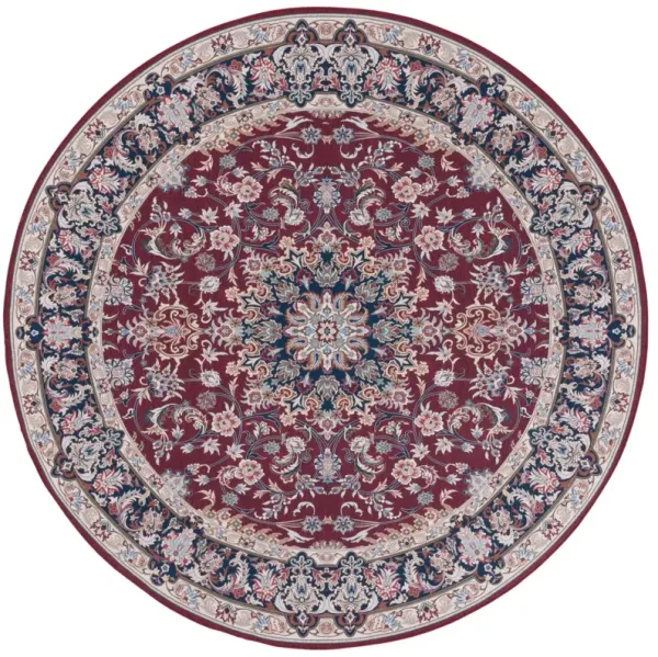 TUCSON 135 M/W S/R RED  4' x 4' Round Round Rug