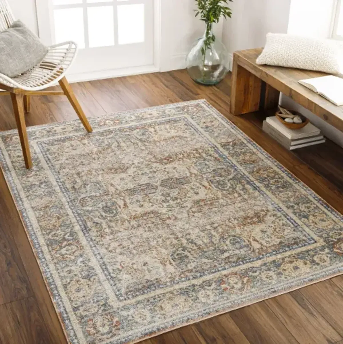 Lillian LLL-2304 2'2" x 3'9" Machine Woven Rug