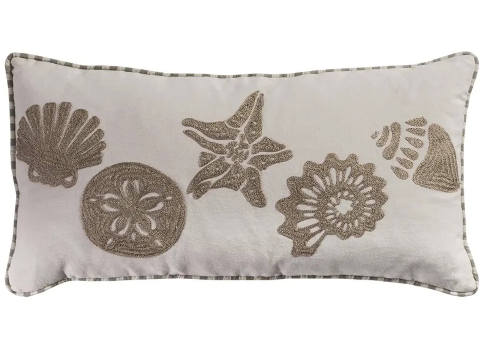 Shells White Pillow