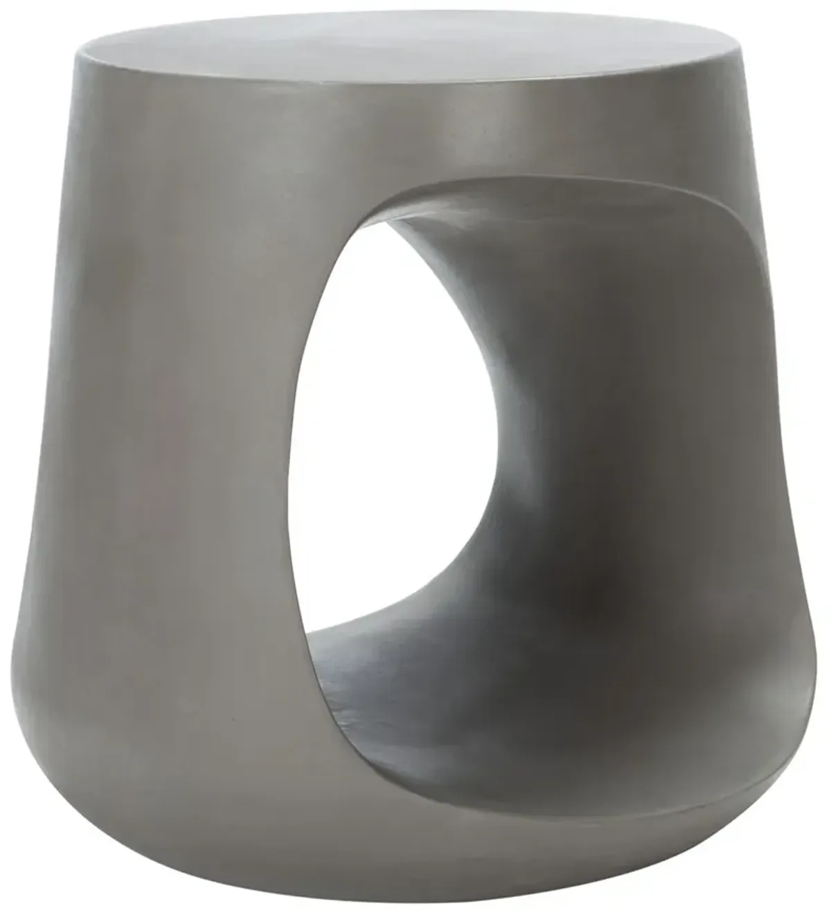 VIKKI CONCRETE ACCENT STOOL