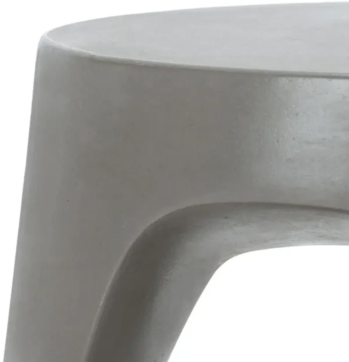 VIKKI CONCRETE ACCENT STOOL