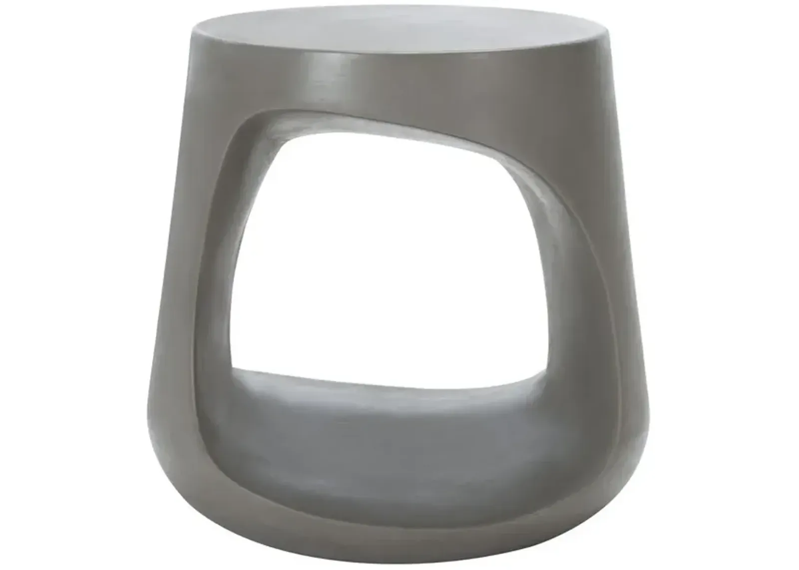 VIKKI CONCRETE ACCENT STOOL