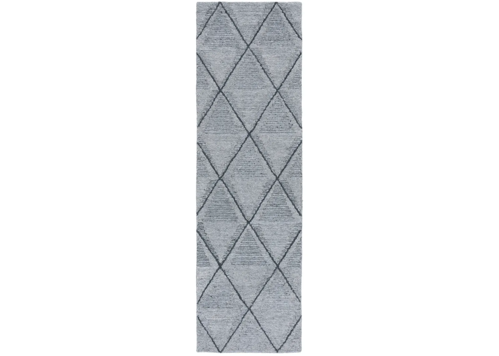 METRO 525 GREY  2'-3' x 8' Runner Rug