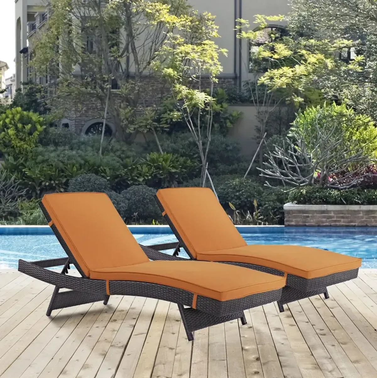 Convene Chaise Outdoor Patio Set of 2