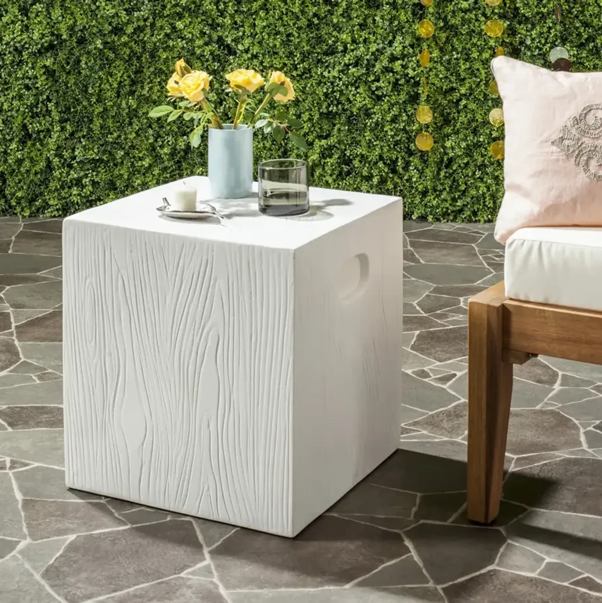 Cube Indoor/Outdoor Accent Table