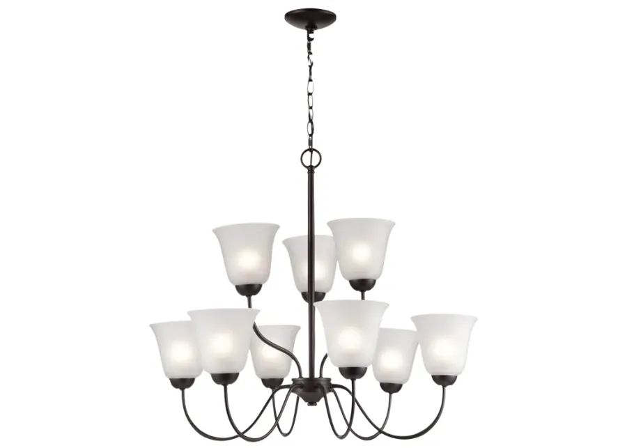 Conway 26'' Wide 9-Light Chandelier - Oil Rubbed Bronze