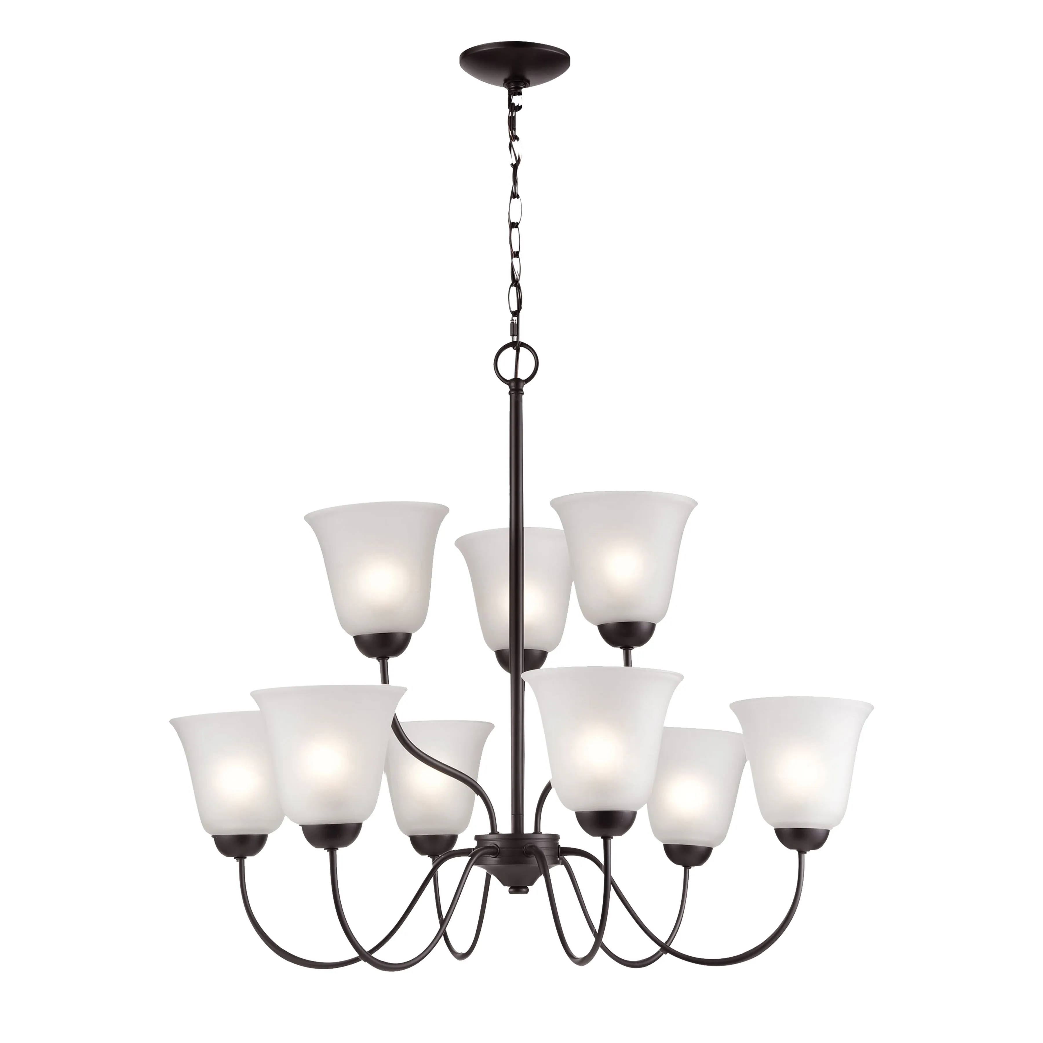 Conway 26'' Wide 9-Light Chandelier - Oil Rubbed Bronze