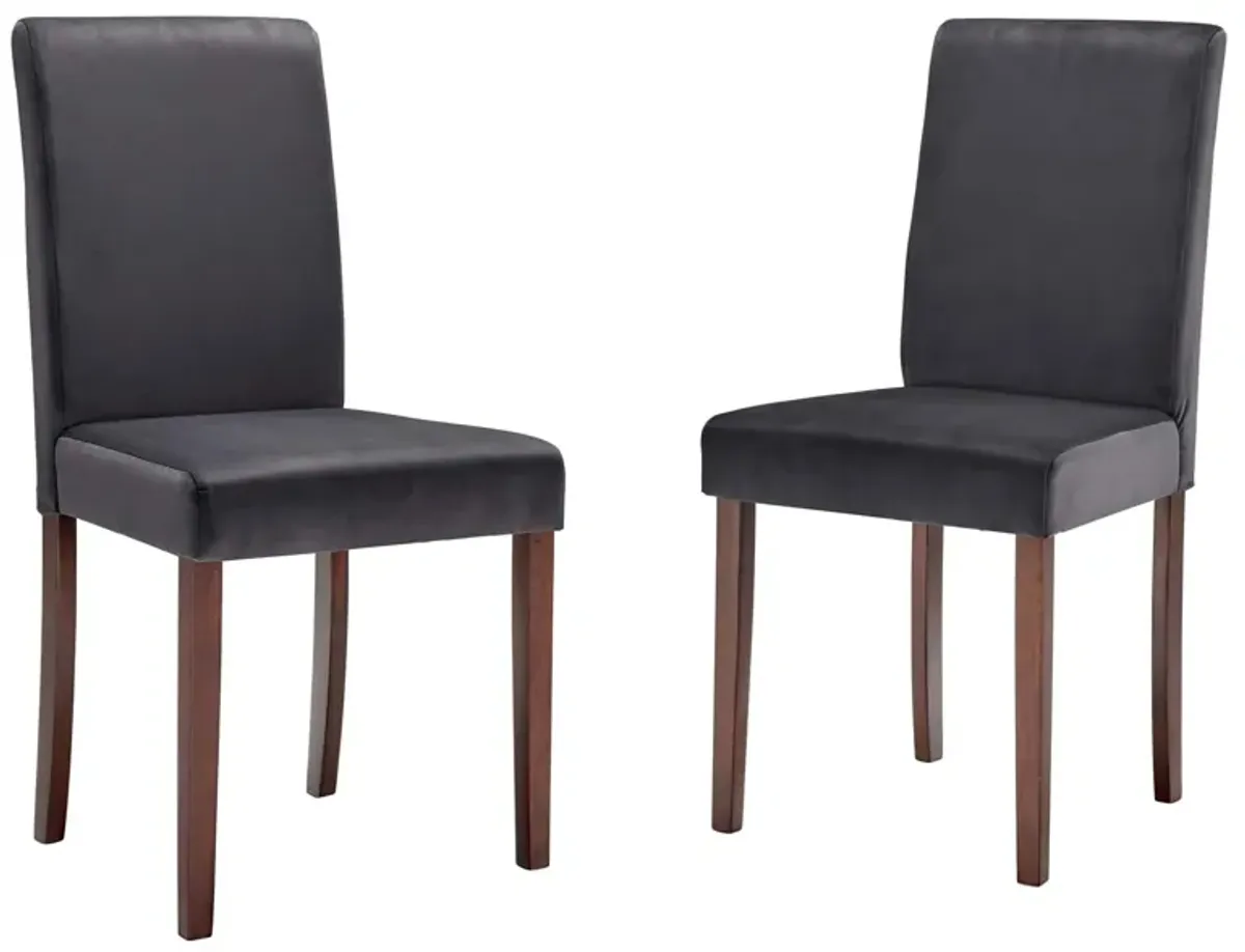 Prosper Upholstered Velvet Dining Side Chair Set of 2