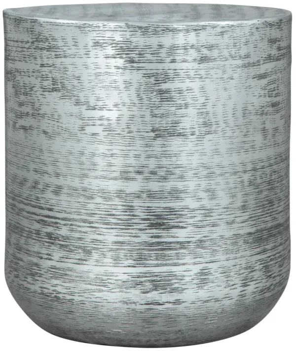 Sara Side Table Antique Silver