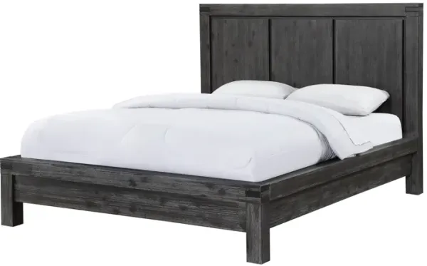 Meadow Full-Size Solid Wood Platform Bed In Graphite