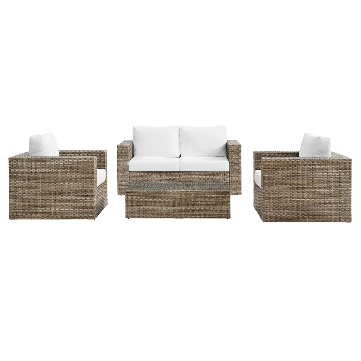 Convene Outdoor Patio Outdoor Patio 4-Piece Furniture Set