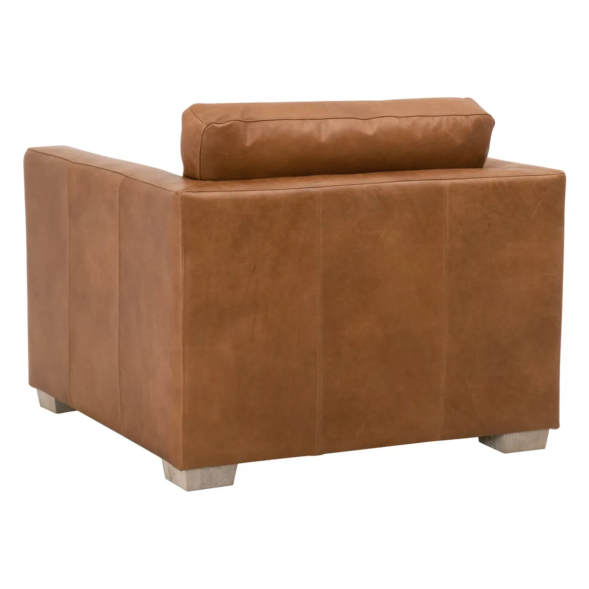 Hayden Leather Taper Armchair