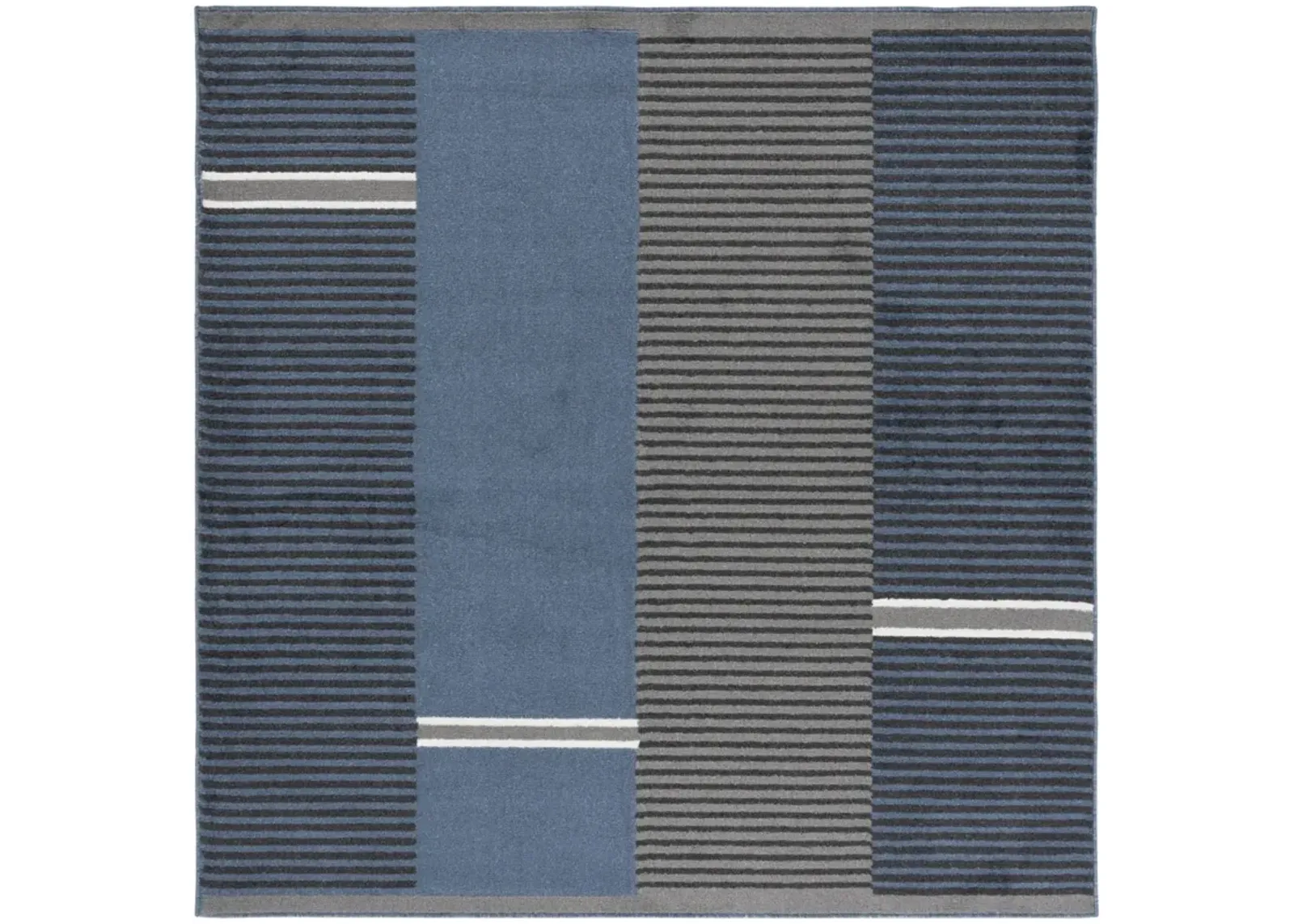 PYRAMID 234 NAVY  6'-7' x 6'-7' Square Square Rug