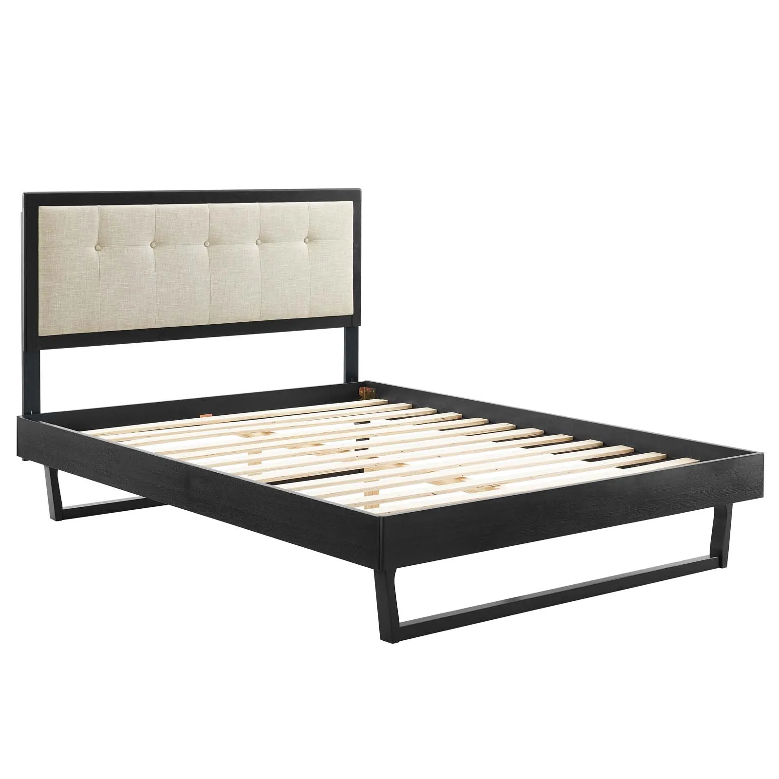 Willow Wood Platform Bed 