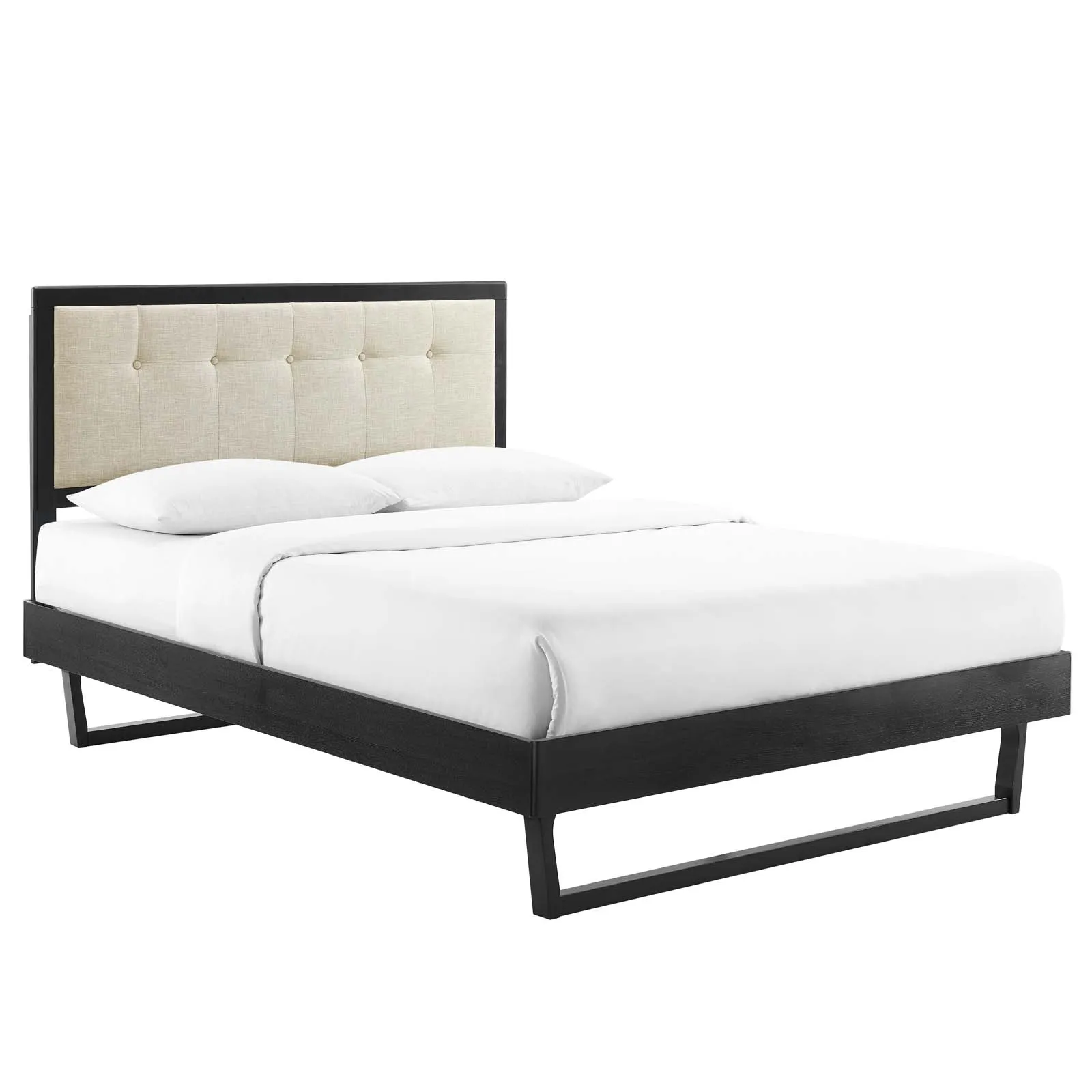 Willow Wood Platform Bed 