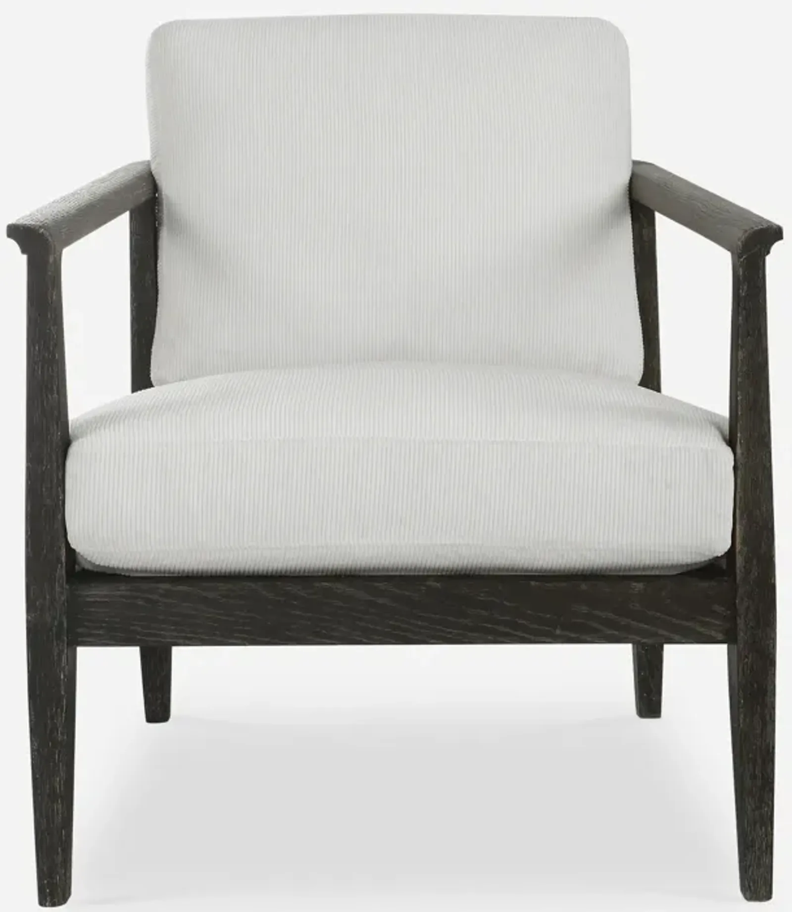 Brunei White Accent Chair