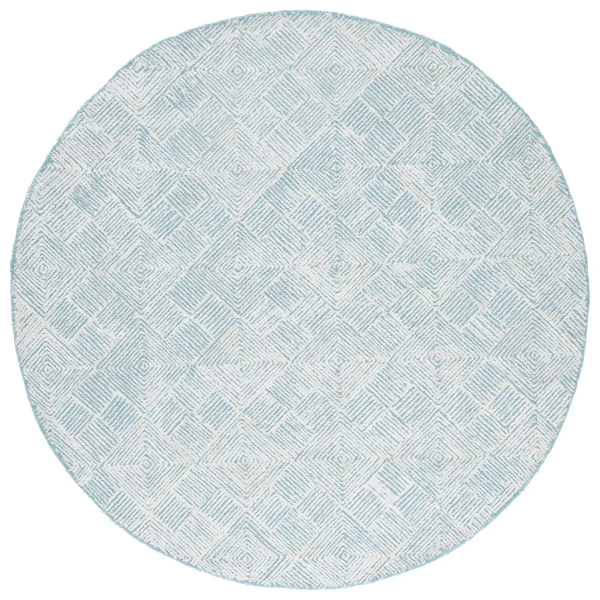 GLAMOUR 401 IVORY  6' x 6' Round Round Rug