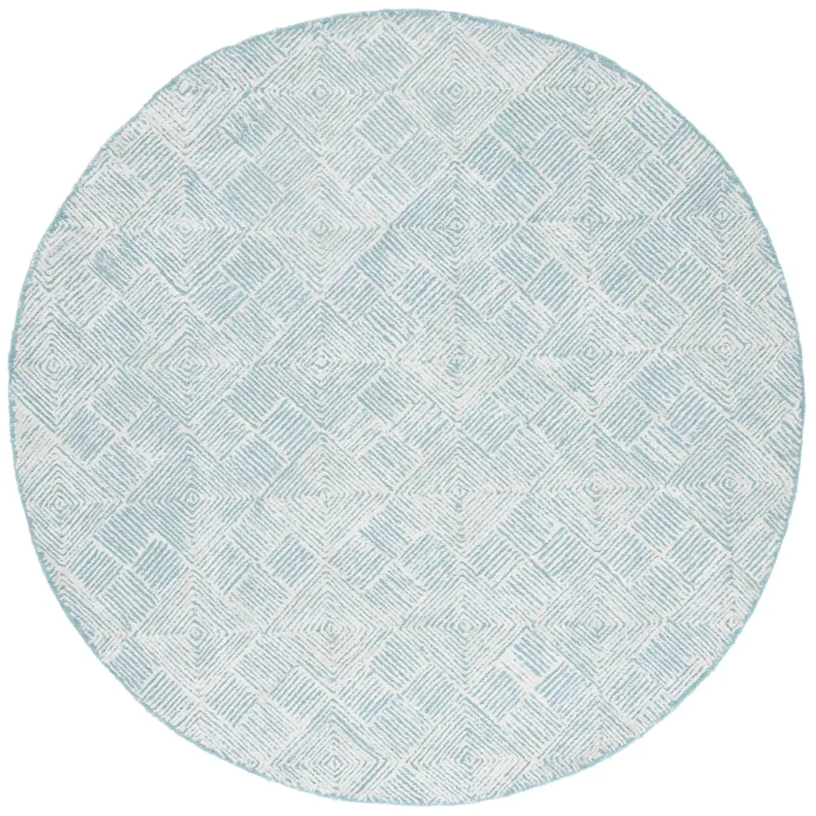 GLAMOUR Hand Tufted 6' x 6' Round area rug