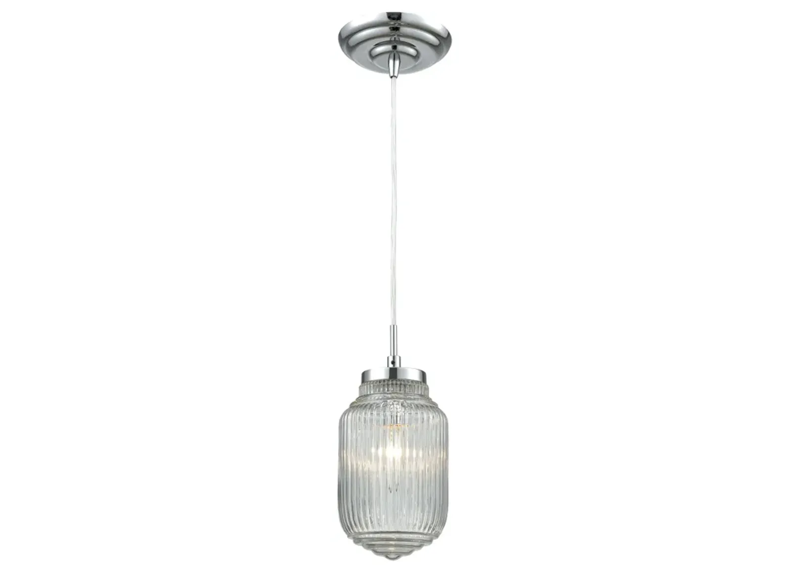 Dubois 5" Wide 1-Light Mini Pendant - Polished Chrome