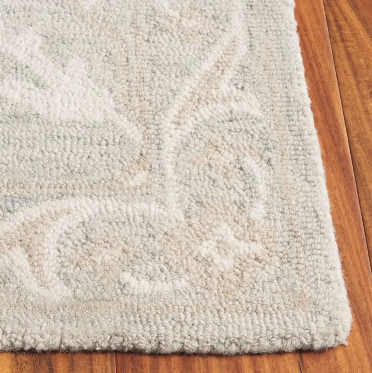 BLOSSOM 116 LIGHT GREY  2'-3' x 8' Runner Rug