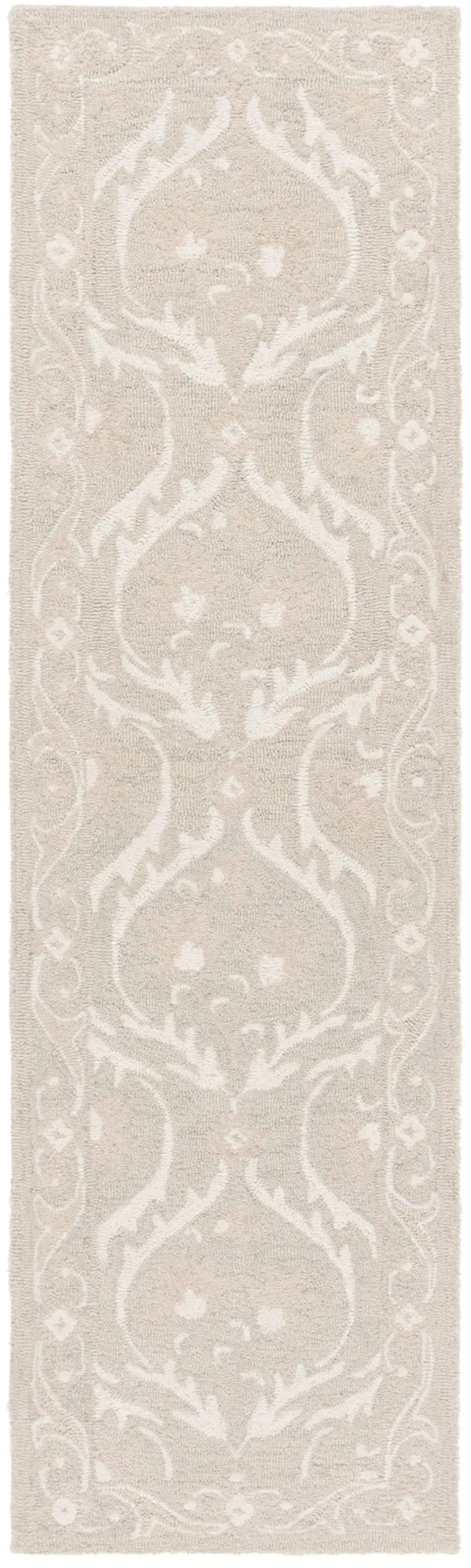 BLOSSOM 116 LIGHT GREY  2'-3' x 8' Runner Rug