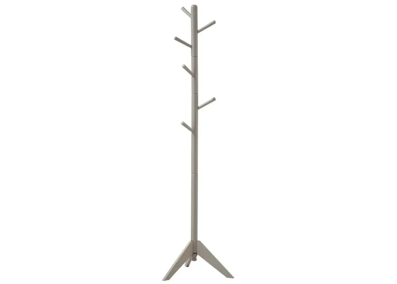 Abbott Coat Rack with 6 Hooks Grey